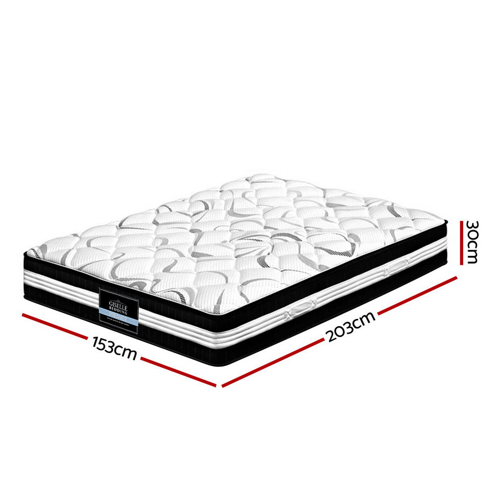 Giselle Bedding 30cm Mattress Medium Firm Queen