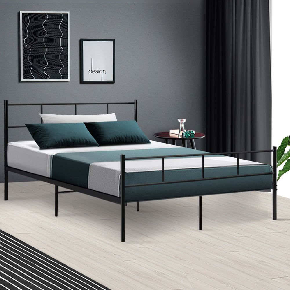 Artiss Bed Frame Double Metal Bed Frames SOL