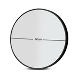 Embellir Wall Mirror Makeup 80cm Home Decor Framed Mirrors Bathroom Round Black