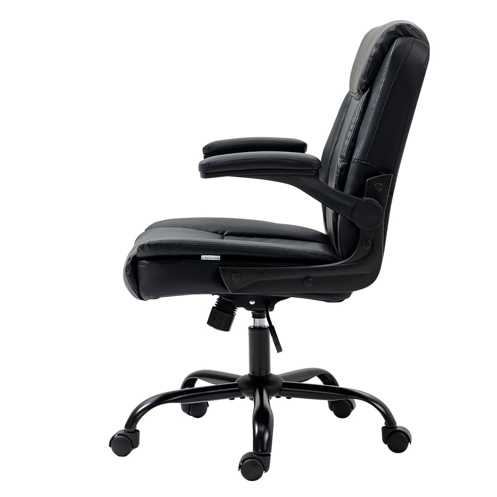 Artiss Executive Office Chair Mid Back Black