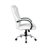 Artiss Executive Office Chair Leather Tilt White