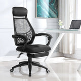 Artiss Mesh Office Chair Recliner Black