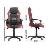 Artiss Gaming Office Chair Computer Chairs Red