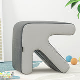 Artiss Ottoman Foot Stool Arrow Linen Grey