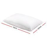 Giselle Bedding Goose Feather Down Pillow Twin Pack