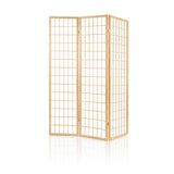 Artiss 3 Panel Room Divider Screen 131x179cm Natural