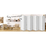 Artiss 8 Panel Room Divider Screen 348x179cm White