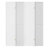 Artiss 4 Panel Room Divider Screen 164x170cm Pegboard White