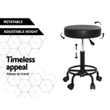 Artiss Salon Stool Round Swivel Chair