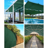 Instahut 50% Shade Cloth 1.83x50m Shadecloth Sail Heavy Duty Green