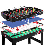 4-in-1 Games Table Soccer Foosball Pool Table Tennis Air Hockey Home Party Gift