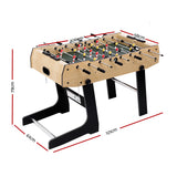 4FT Soccer Table Foosball Football Game Home Family Party Gift Playroom Foldable