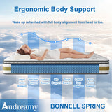 Audreamy Bondi Mattress 22cm Pillow Top – Cloud Comfort Bamboo Fiber Fabric Memory Foam Support Bonnell Medium Firm -Pre-Order Now – Ships by 22/10/2025 at the latest!