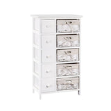 Artiss 5 Chest of Drawers with 5 Baskets - MAY