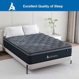 Audreamy Siena Mattress – 35cm Euro Top Bamboo Charcoal Fabric 7-Zone Pocket Spring Medium Firm (King Single)