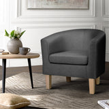 Artiss Abby Fabric Armchair - Grey