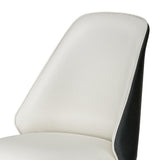 Artiss Dining Chairs Set of 2 Leather Seat White and Black