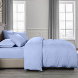 Royal Comfort 2000TC Quilt Cover Set Bamboo Cooling Hypoallergenic Breathable - Queen - Light Blue