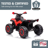 Kahuna GTS99 Kids Electric Ride On Quad Bike Toy ATV 50W - Red