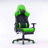 Gaming Chair Ergono Black REdmic Racing chair 165° Reclining Gaming Seat 3D Armrest Footrest