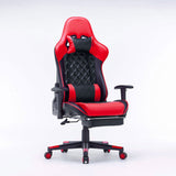 Gaming Chair Ergonomic Racing chair 165° Reclining Gaming Seat 3D Armrest Footrest Black Purple