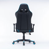 Gaming Chair Ergonomic Racing chair 165° Reclining Gaming Seat 3D Armrest Footrest Purple Black