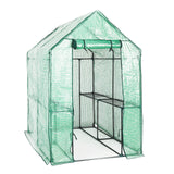 Garden Greenhouse Walk-In Shed 1.9x1.2x1.9M PE Apex