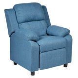 Erika Navy Blue Adult Recliner Sofa Chair Blue Lounge Couch Armchair Furniture