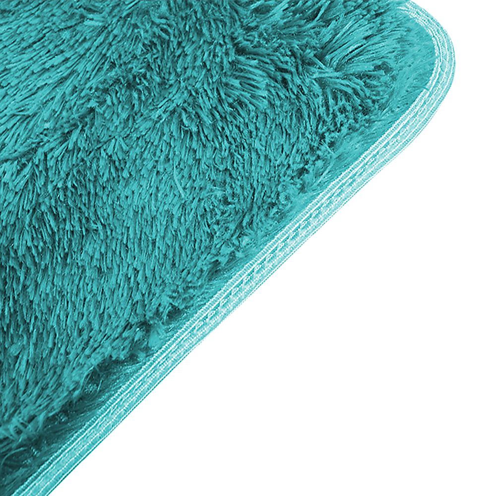 200x140cm Floor Rugs Large Shaggy Rug Area Carpet Bedroom Living Room Mat - Turquoise