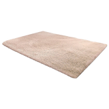 230x160cm Floor Rugs Large Shaggy Rug Area Carpet Bedroom Living Room Mat - Beige