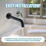 220mm Bath Spout in Matte Black Finish