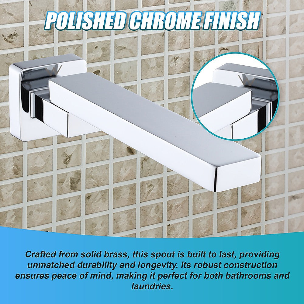 Bath In Wall Swivel Spout in Polished Chrome Finish