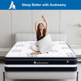 Audreamy Vienna Mattress 34cm Euro Top Super Cool Gel Foam 7-Zone Pocket Spring Medium Firm (King)