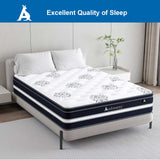 Audreamy Vienna Mattress 34cm Euro Top Super Cool Gel Foam 7-Zone Pocket Spring Medium Firm (King)