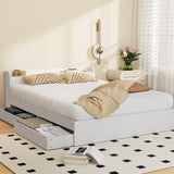 Artiss Bed Frame Double Size Mattress Base wtih Charging Ports 2 Storage Drawers