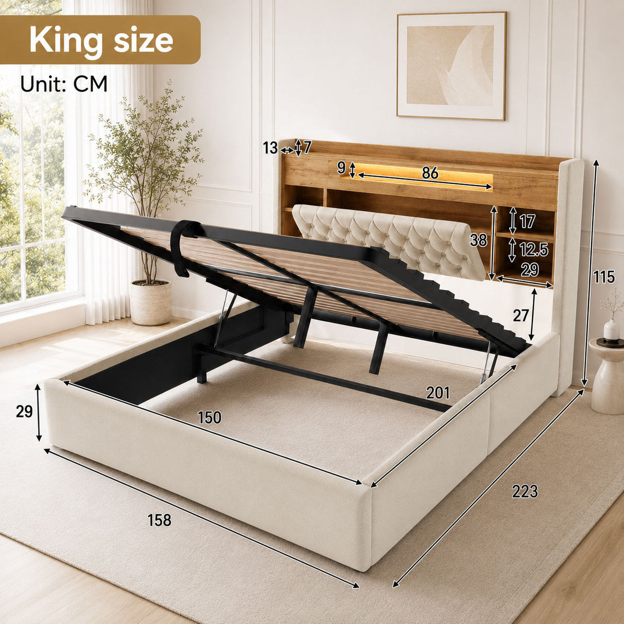 Dorma Upholstered Bed